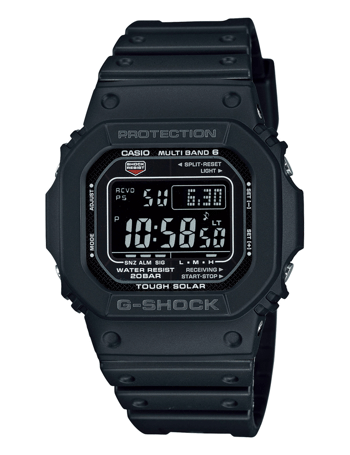 Sort resinplast Quartz Herre ur fra Casio, GW-M5610U-1BER