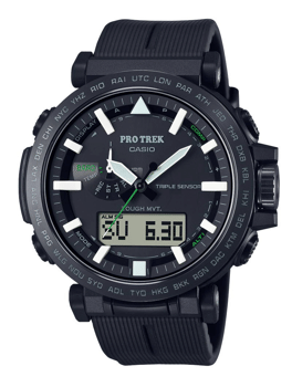 Pro Trek PVD-Coated stål Quartz Herre ur fra Casio, PRW-6621Y-1ER