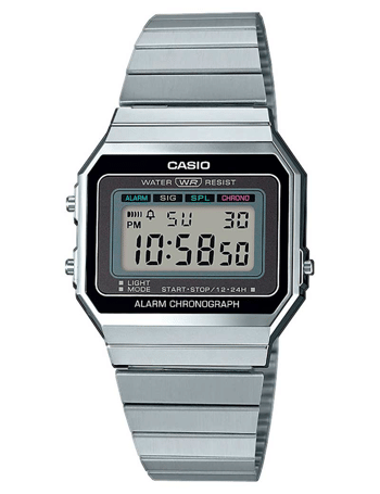 Classic Collection Rustfri stål Quartz Unisex ur fra Casio, A700WE-1AEF