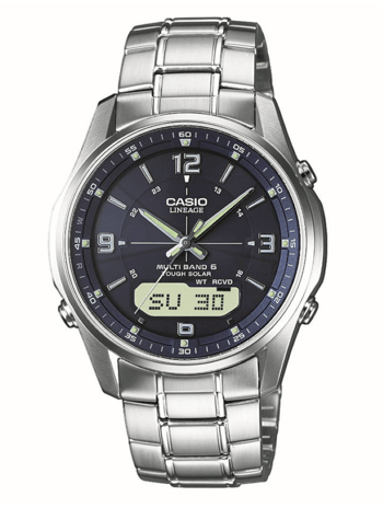 Waveceptor Stål Quartz Herre ur fra Casio, LCWM100DSE 2AER