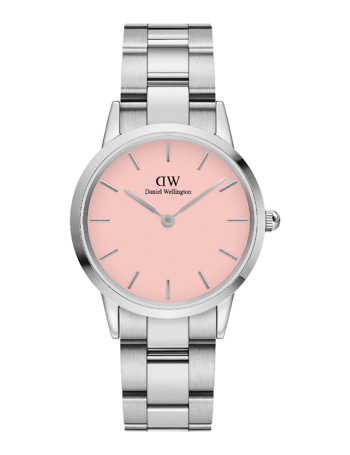 ADW00100535, Daniel Wellington Iconic Link Blush Quartz Dame m/lænke