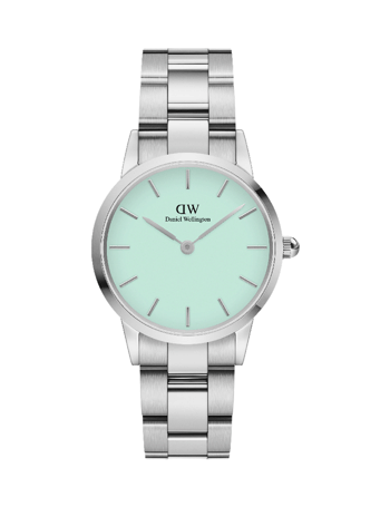 ADW00100537, Daniel Wellington Iconic Link Mint Quartz Dame m/lænke