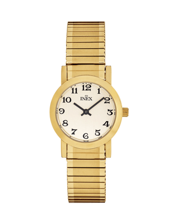 A12004-1D7A, INEX DAME DOUBLE M FLEX Quartz Dame m/lænke