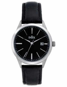 A12165T5I, INEX HERREUR-TITAN MED REM + DATO Quartz Dame m/rem