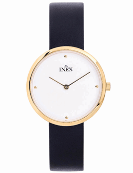 Classic Gyldent rustfri stål quartz Dame ur fra Inex, A69518D0KV