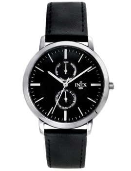 Classic Rustfri stål quartz herre ur fra Inex, A69525S5I