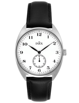 Classic Rustfri stål quartz herre ur fra Inex, A69526S4A