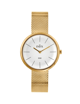 A69529D4I, INEX DAME DOUBLE M MESH LÆNKE Quartz Dame m/lænke