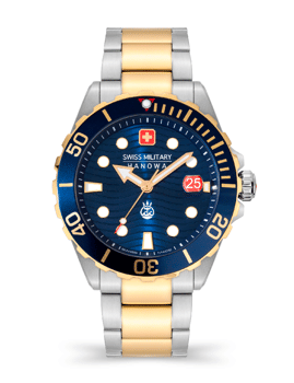 Offshore Rustfri Stål og forgyldt stål quartz  herre ur fra Swiss Military Hanowa, SMWGH2200360