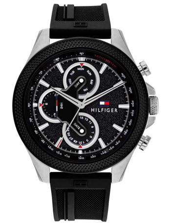 Tommy Hilfiger Clark herreur sort silikonerem
