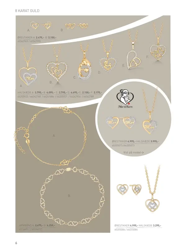 Støvring Design smykkekatalog 2026/27, side 6: 8 karat guld