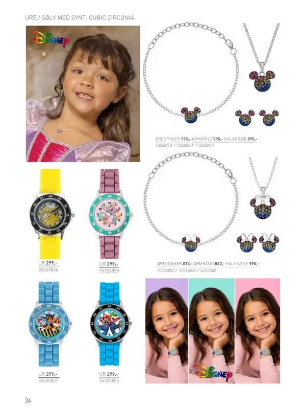 Støvring Design smykkekatalog 2026/27, side 24: Ure / sølv med synt. cubic zirconia