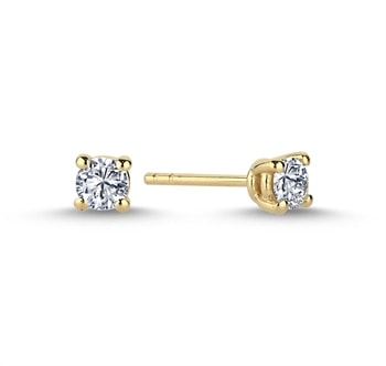 14 kt guld The One ørestikkere med i alt 0,56 ct Diamant Wesselton SI