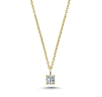 14 kt guld The One vedhæng med i alt 0,18 ct Diamant Wesselton SI