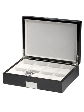 Rothenschild Watch Box RS-2022-8BL for 8 Watches Black Watchbox