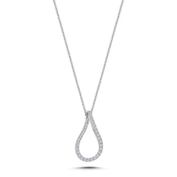 14 kt hvidguld Valentina Vedhæng med i alt 0,25 ct Diamanter Wesselton SI